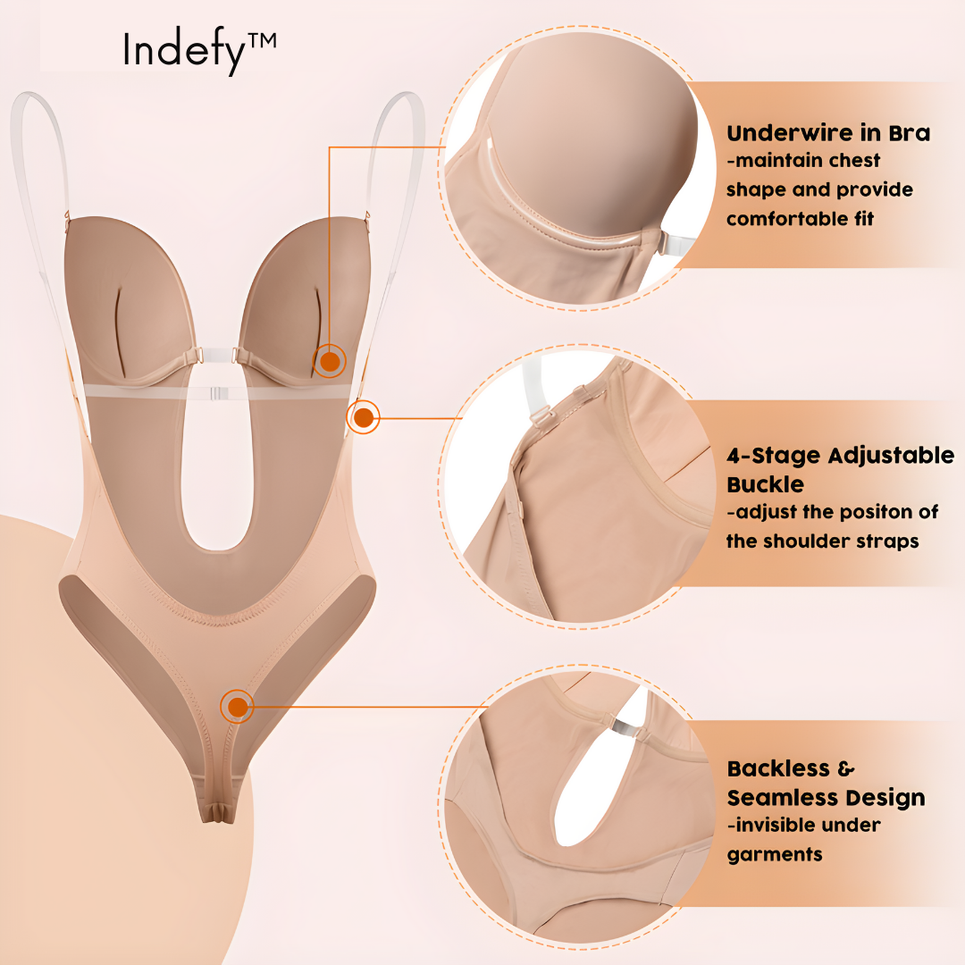 Indefy™ Invisible-Back Bodysuit